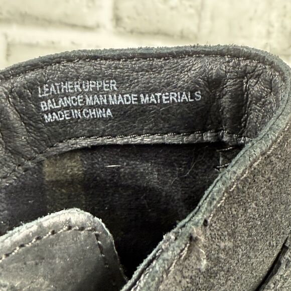 Born Jorgette Suede Black Leather Women's Size 9.5 Buckle Western Ankle Boots - Picture 14 of 14